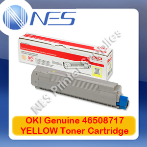 OKI Genuine 46508717 YELLOW Toner Cartridge for C332dn/MC363dn (3K Pages)